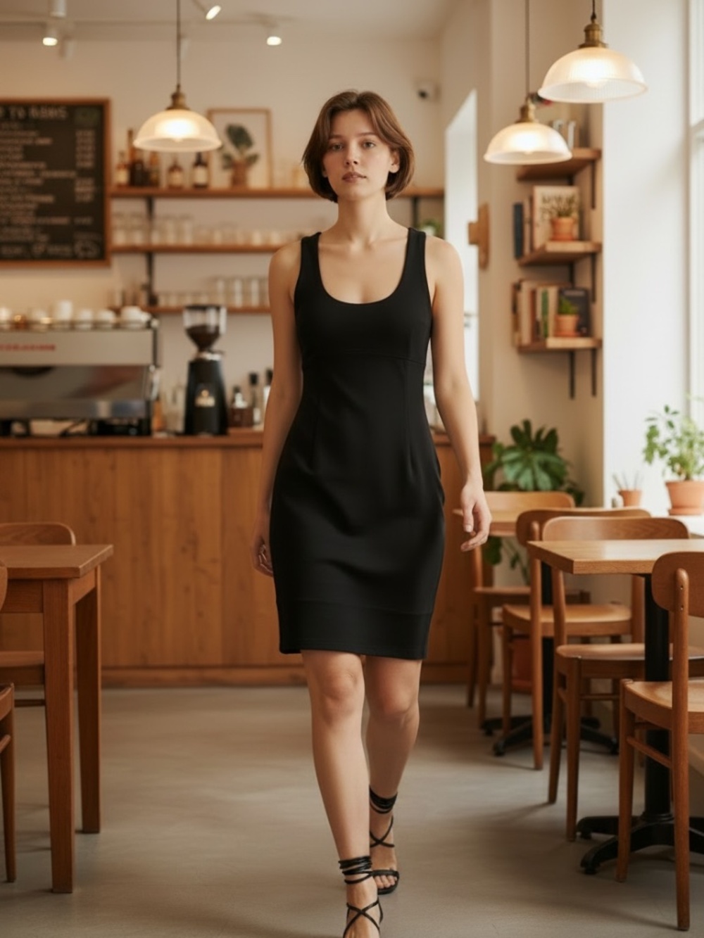 🤩 Aritzia Wilfred Black Bodycon mini dress - size 6
